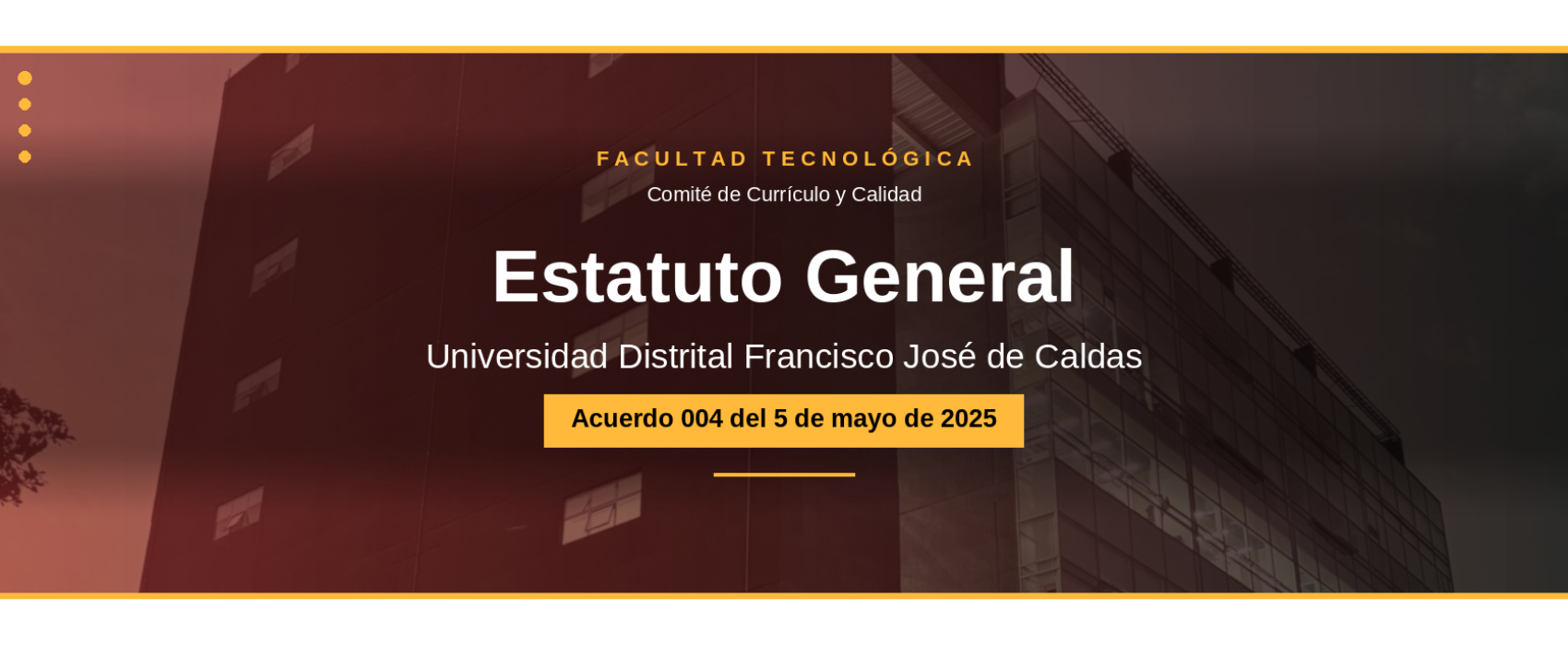 Curriculo y Calidad Facultad Tecnológica