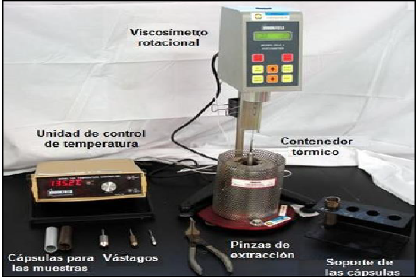 Esta norma describe el procedimiento a seguir para medir la viscosidad de un ligante asfáltico a una temperatura elevada, desde 60 hasta más de 200° C, usando un viscosímetro rotacional.