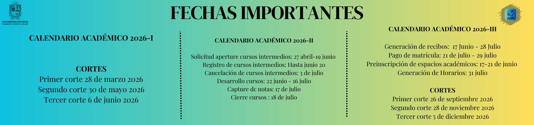Info importante 2026-1