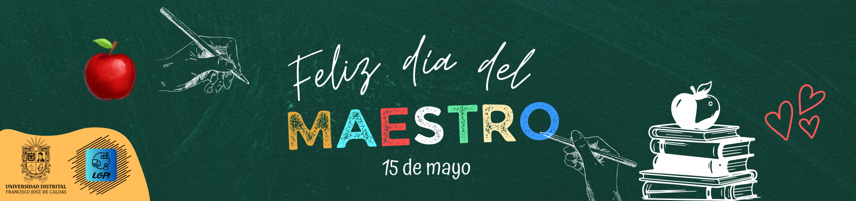 Feliz día del maestro