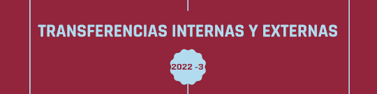 Imagen decorativa: Transferencias Internas y Externas 2022-3