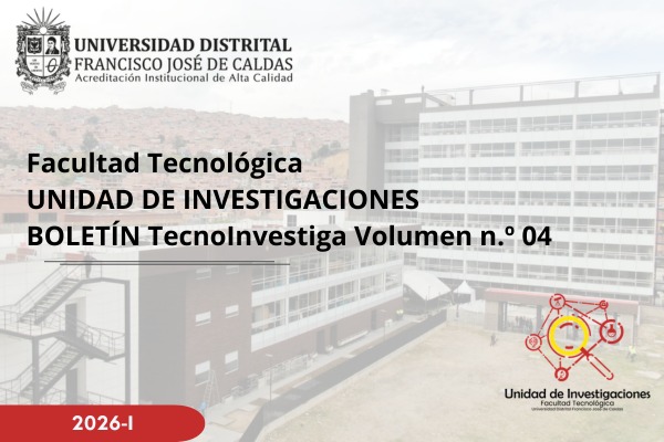 Imagen evento Boletín 1er Semestre 2026 Unidad de Investigaciones Facultad Tecnológica