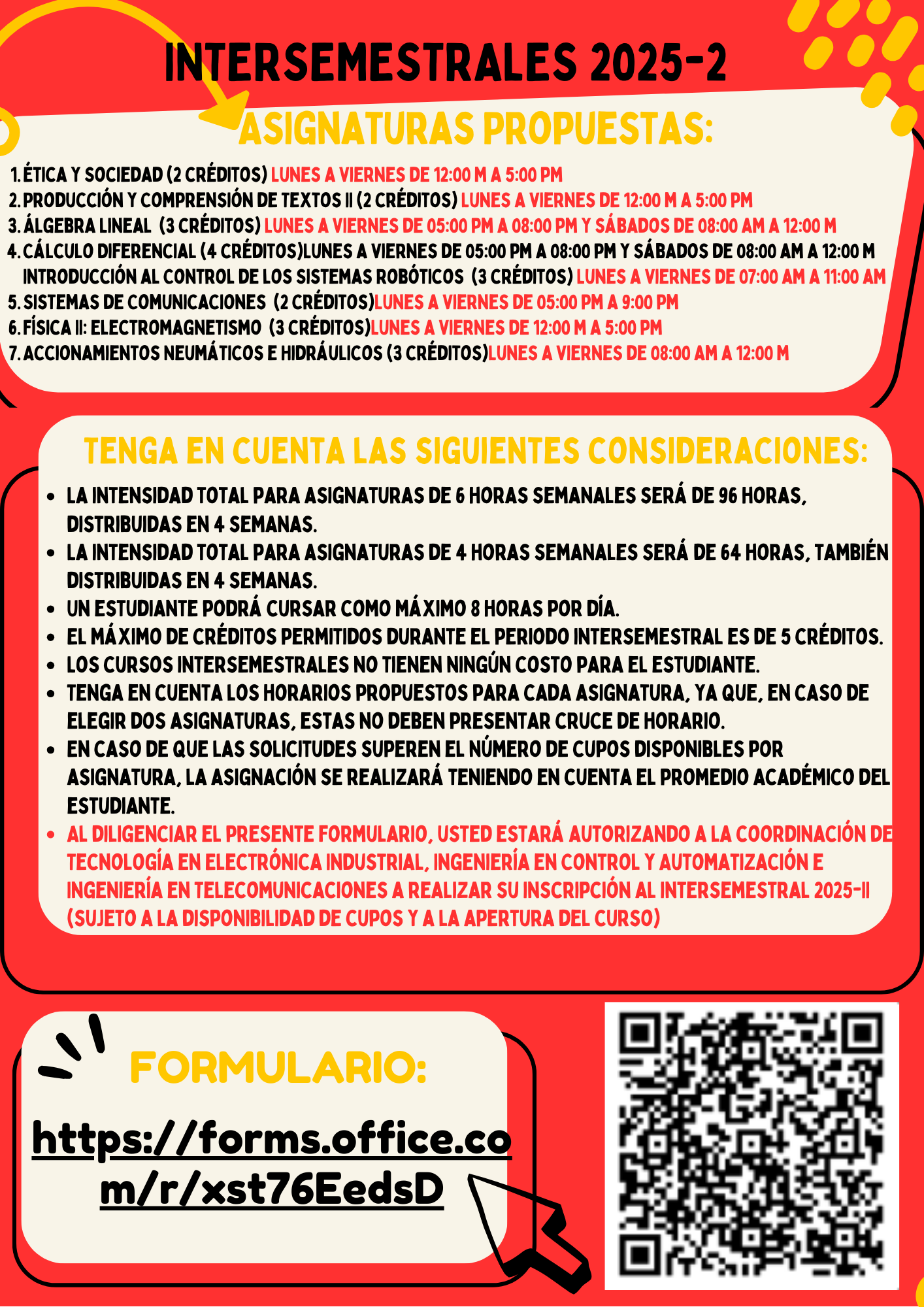 Intersemestral 2025-2
