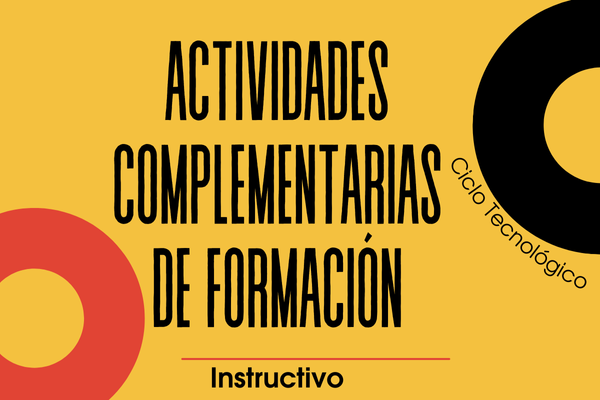 Actividades Complementarias de Formación Ciclo Tecnológico